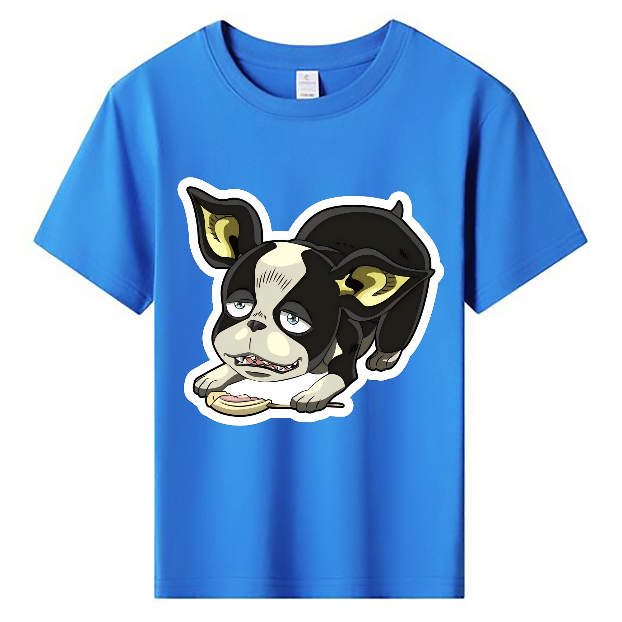 （画像用） ジョジョの奇妙な冒険 イギー JoJo's Bizarre Adventure Iggy 綿100％キッズTシャツ（フロントプリント）